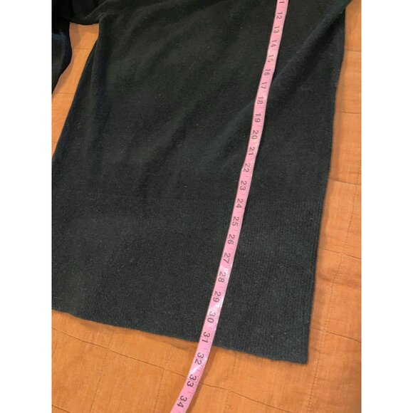 NWT White House Black Market Cowl Neck Tunic Sweater Black Size Medium - Picture 9 of 12